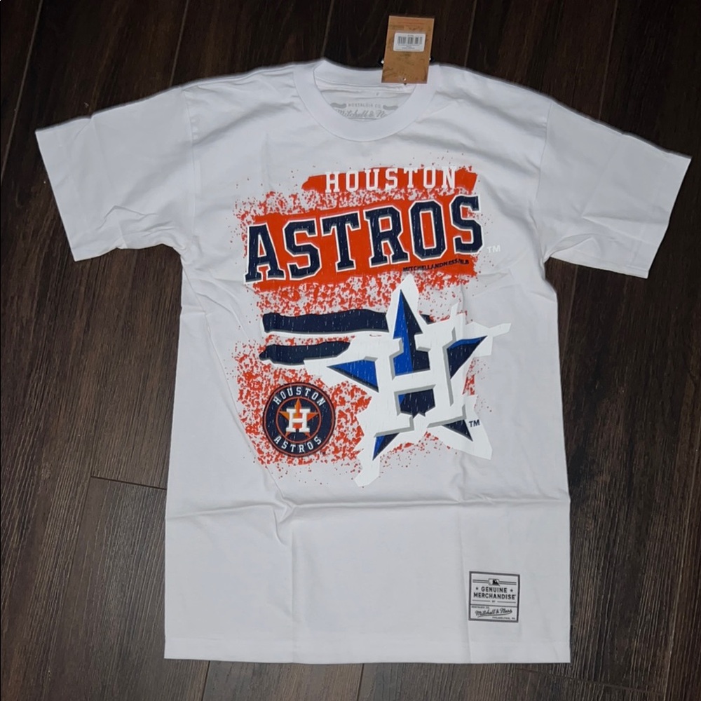 Mitchell & Ness MLB Houston Astros Graphic T-Shirt, Size: Medium